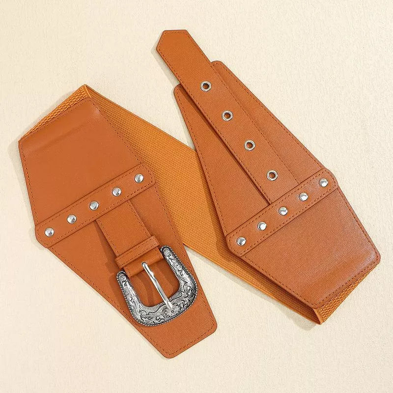 Women’s Retro Stretch Elastic Belt