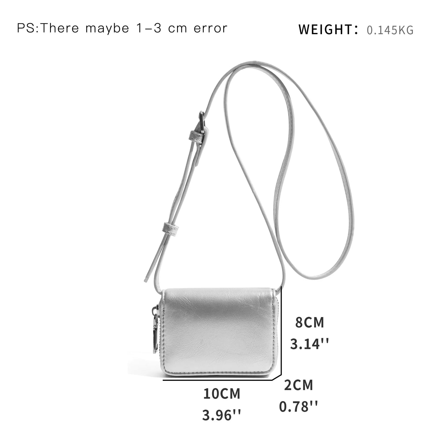 Women’s Lightweight PU Leather Mini Card Bag