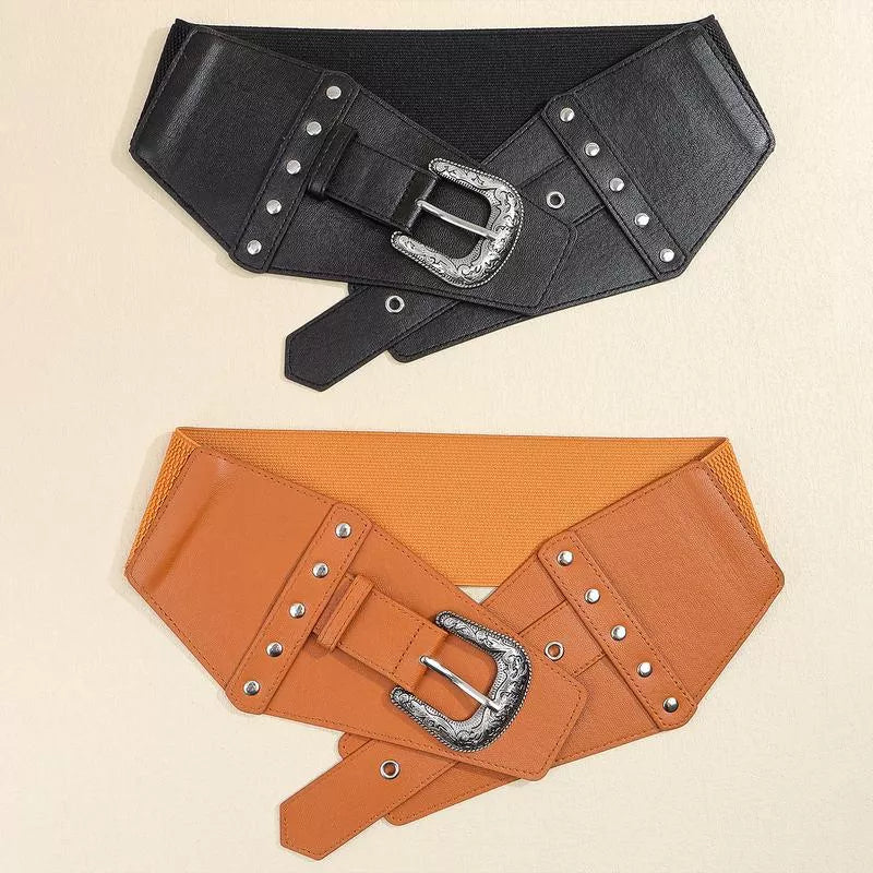 Women’s Retro Stretch Elastic Belt
