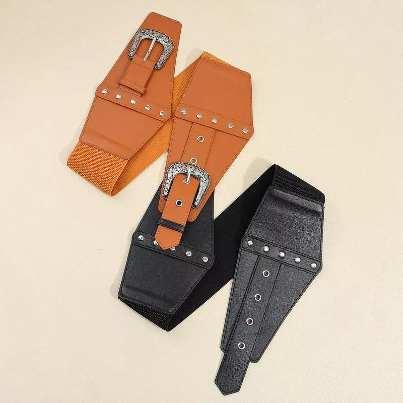 Women’s Retro Stretch Elastic Belt