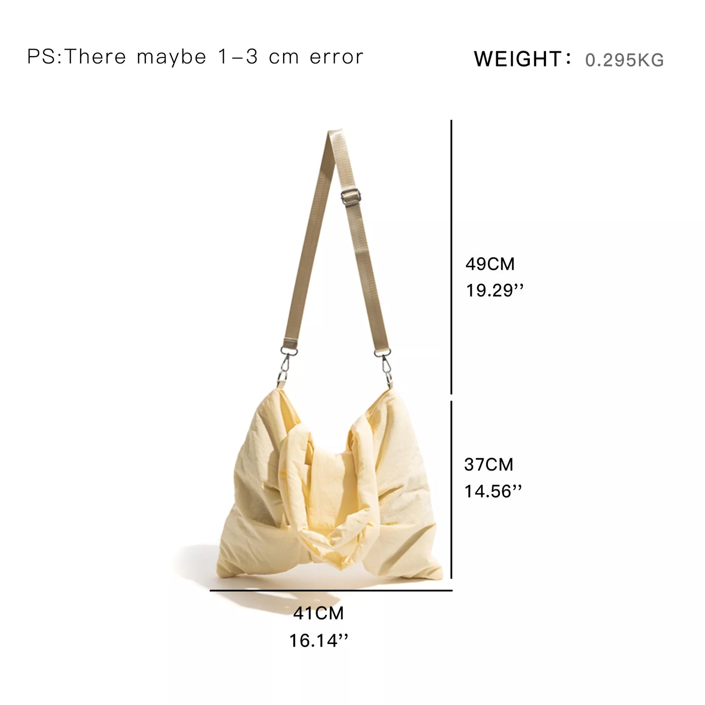 Bow-Shaped Tote Handbag with Velcro Design