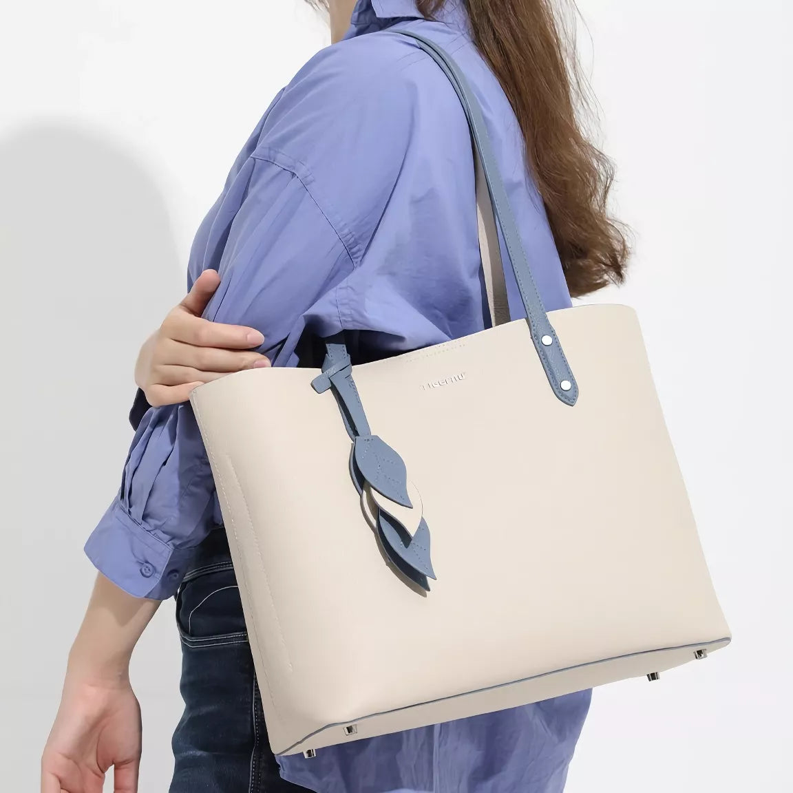 Genuine Leather Tote Bag for Women – Luxury Designer Handbag & Shoulder Bag