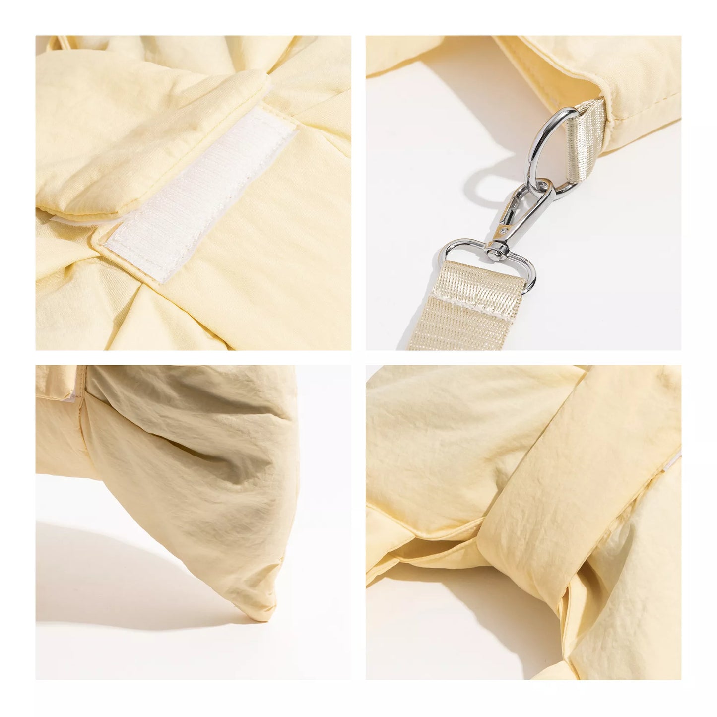 Bow-Shaped Tote Handbag with Velcro Design
