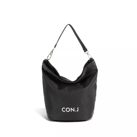 Women’s Versatile Bucket Bag with Removable Strap and Oxford Cloth Design