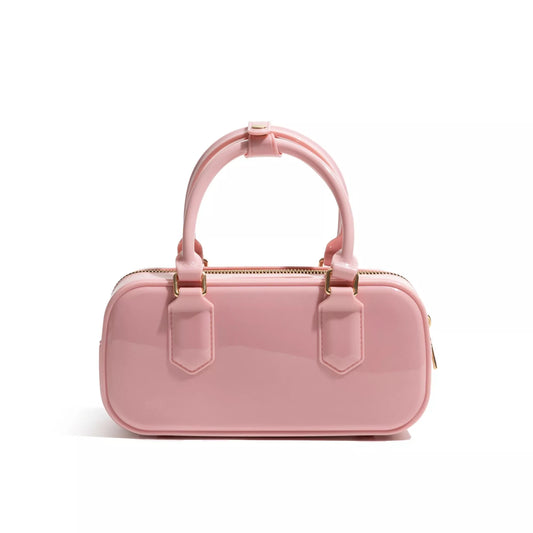 Fashion Jelly PVC Waterproof Hobo Handbag with Removable Strap