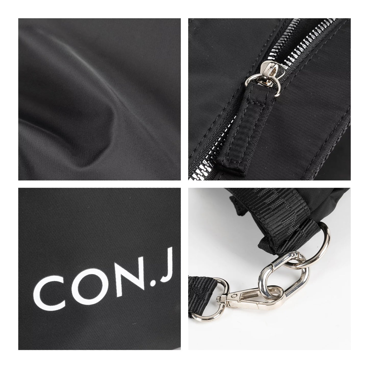 Women’s Versatile Bucket Bag with Removable Strap and Oxford Cloth Design