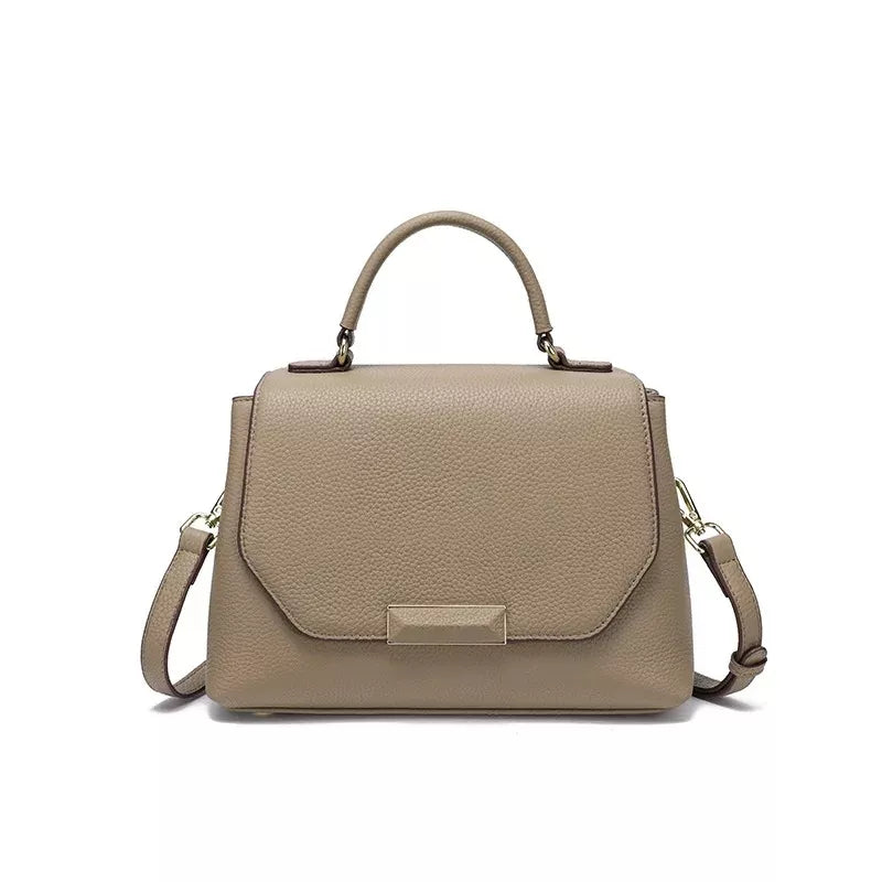 Luxury Genuine Leather Crossbody Satchel