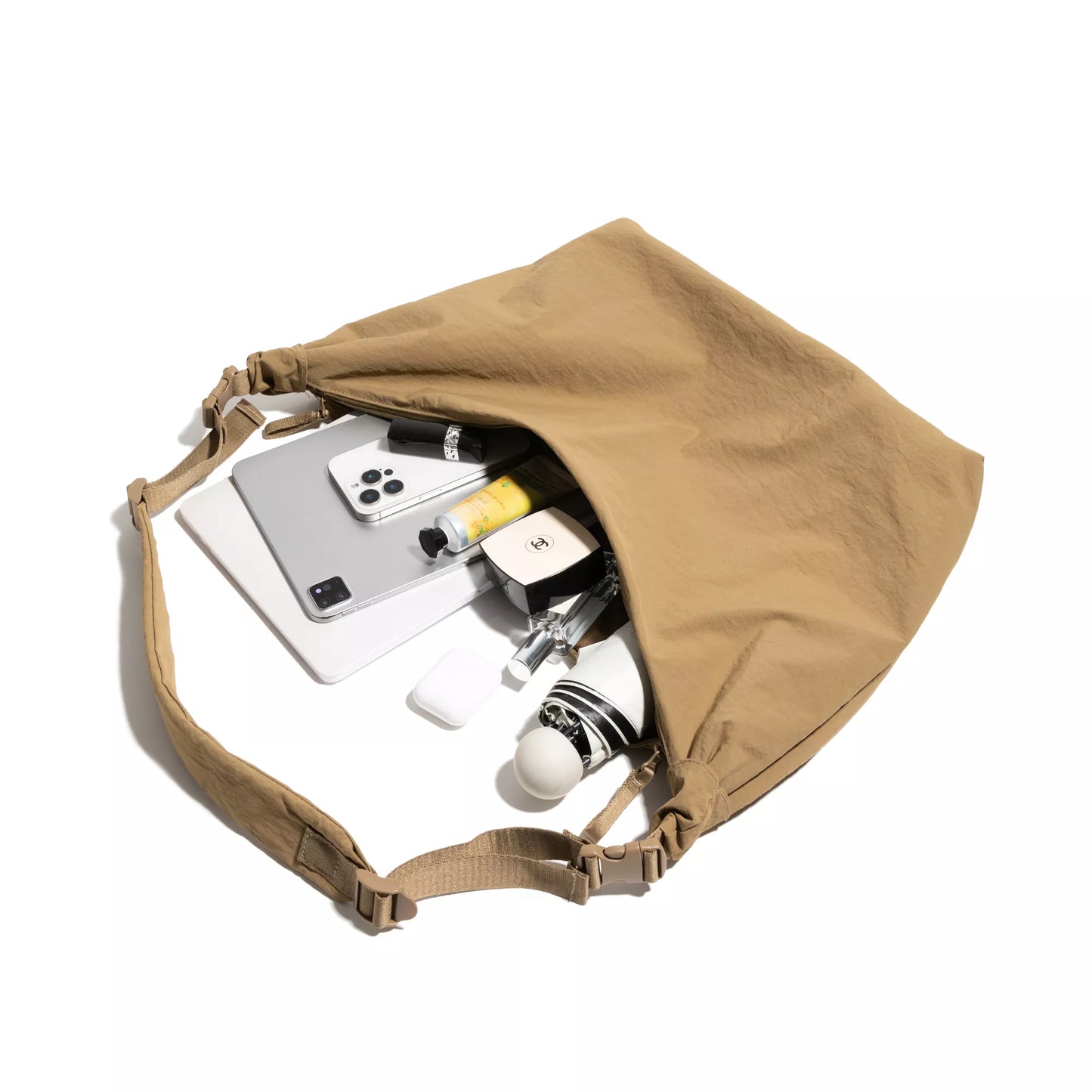 Classic Korean Style Nylon Shoulder Bag