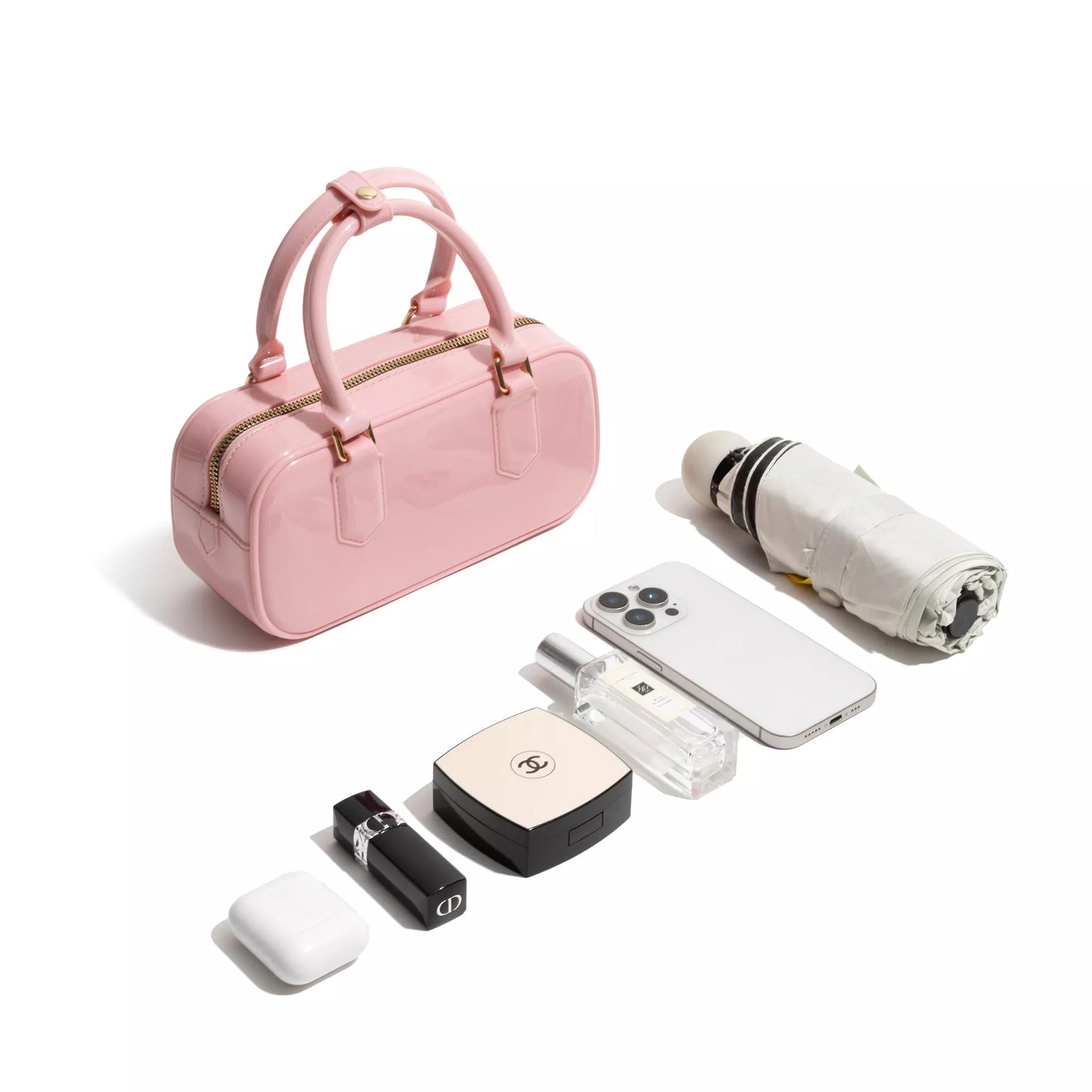 Fashion Jelly PVC Waterproof Hobo Handbag with Removable Strap