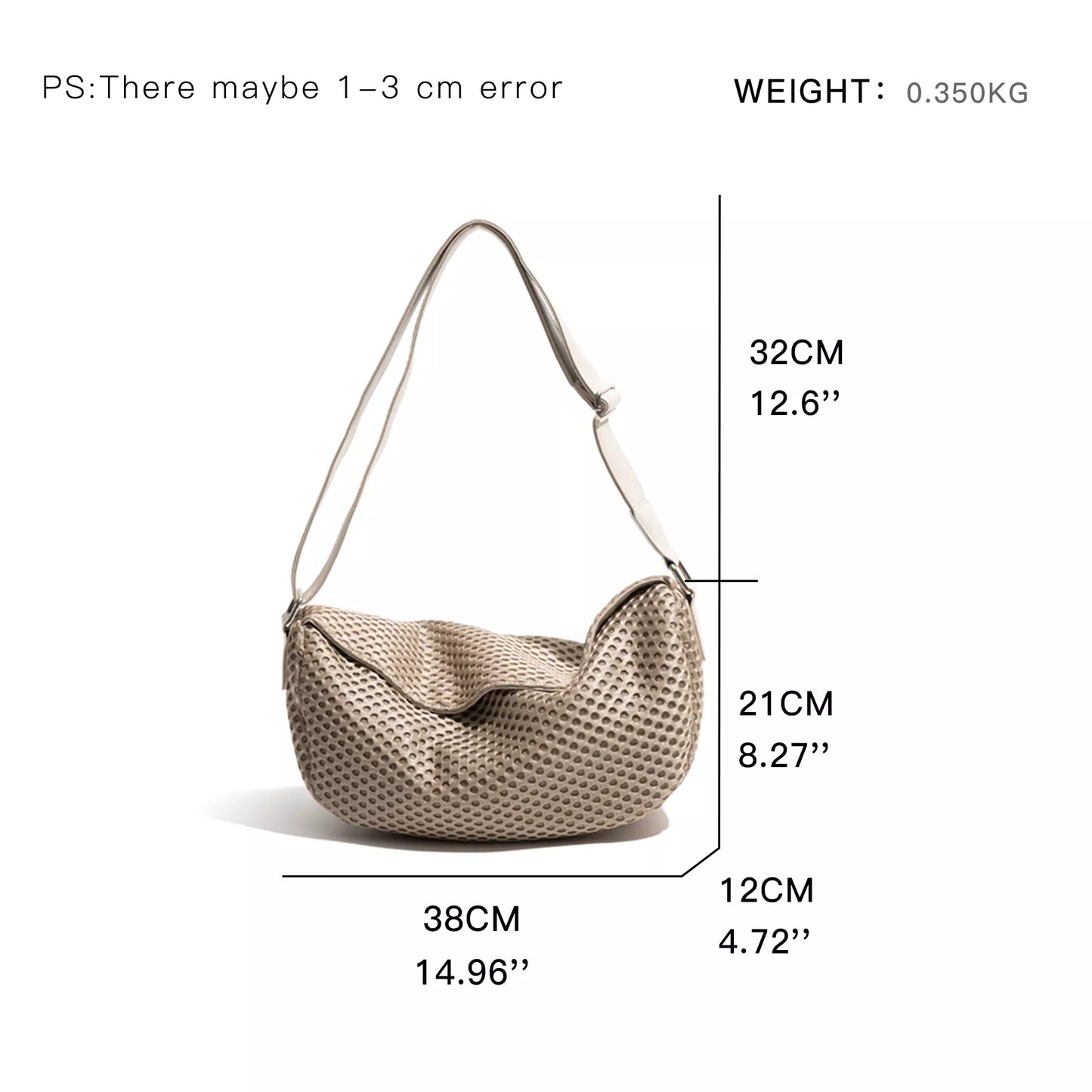 Korean Style Mesh Shoulder Phone Purse