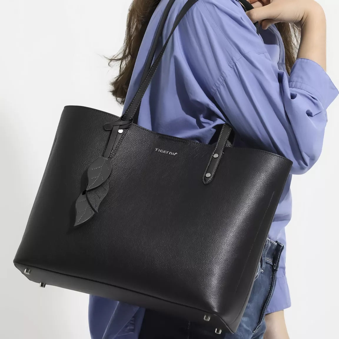 Genuine Leather Tote Bag for Women – Luxury Designer Handbag & Shoulder Bag