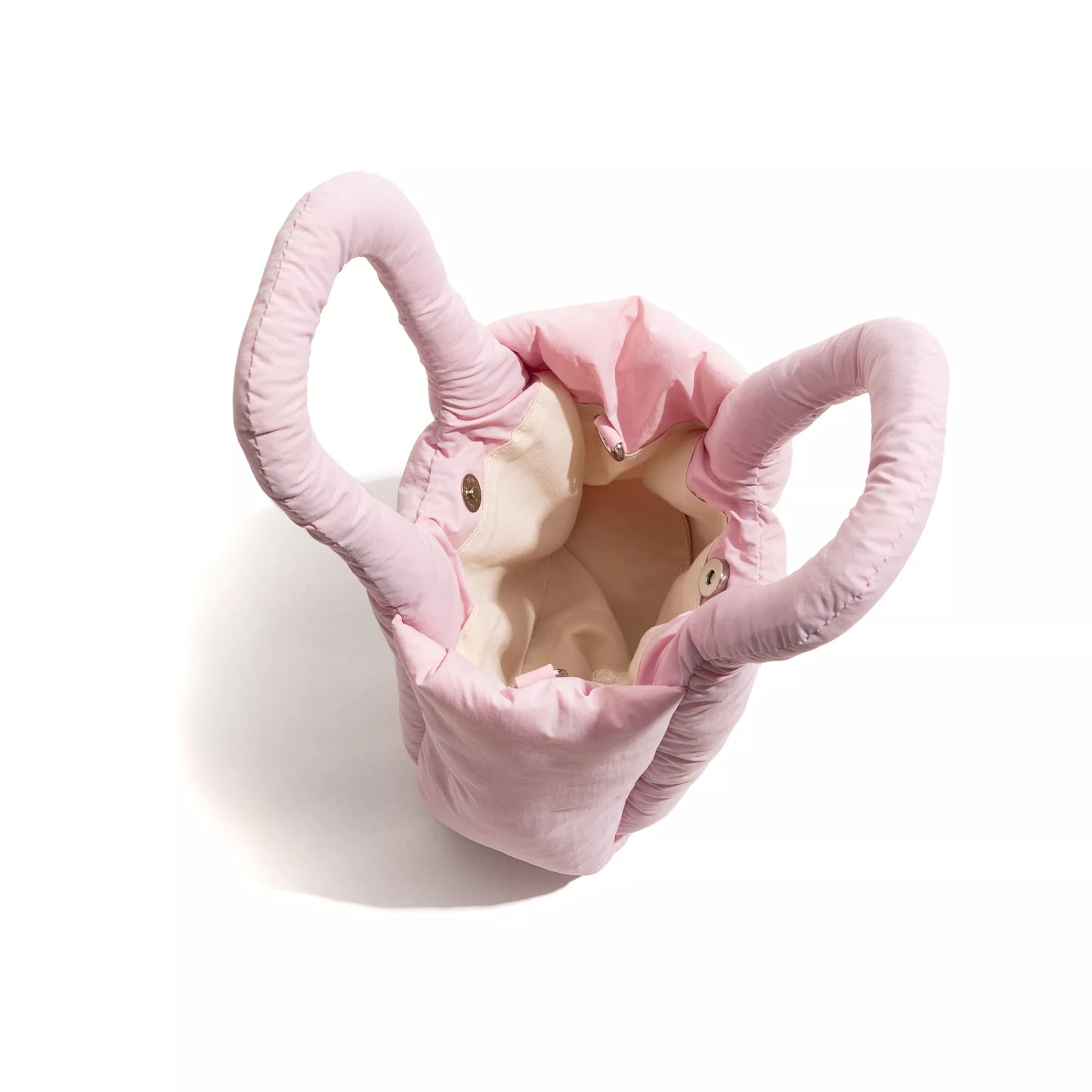 Cotton Fluffy Padded Down Tote Handbag