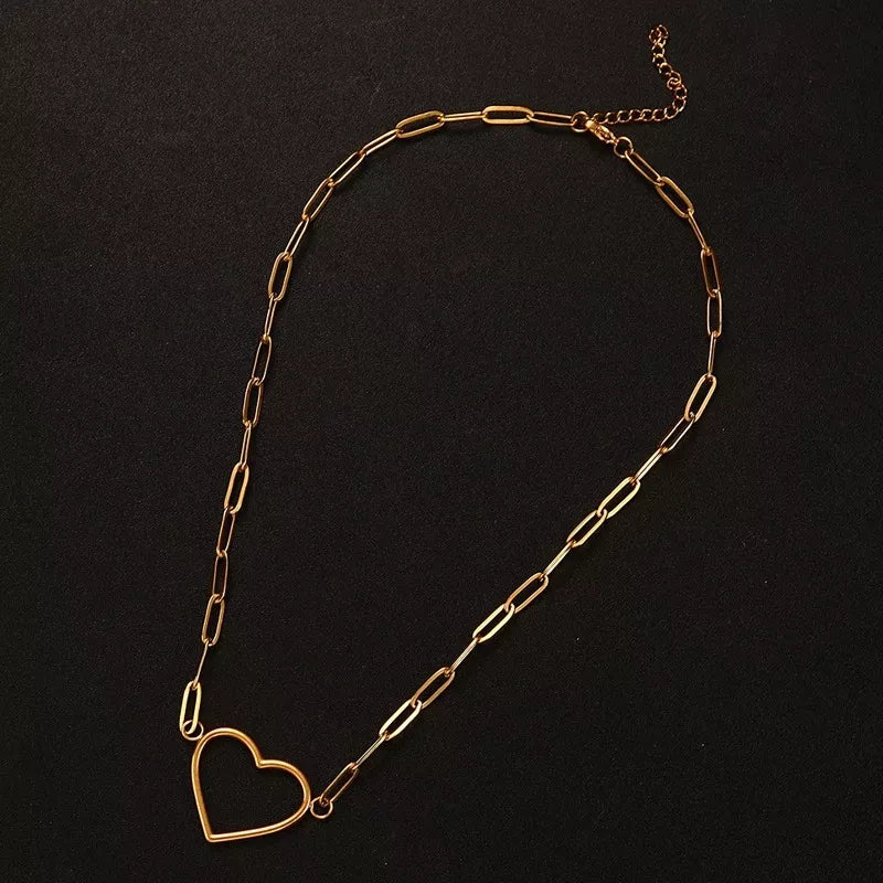 14K Gold Plated Heart Necklace