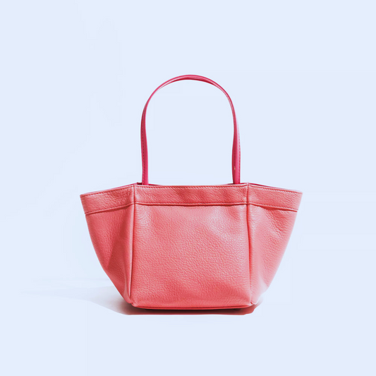 Korean Style Genuine Leather Bucket Handbag – Versatile Crossbody & Shoulder Bag