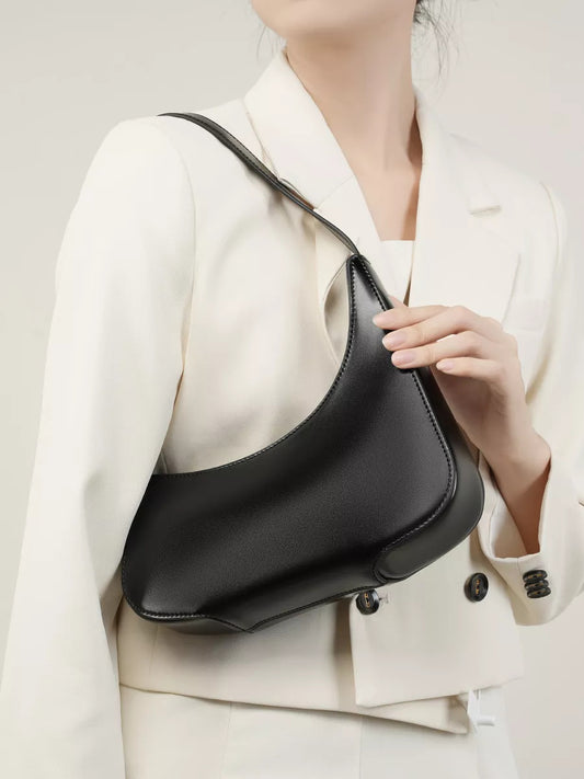 Vintage Cowhide Leather Shoulder Bag
