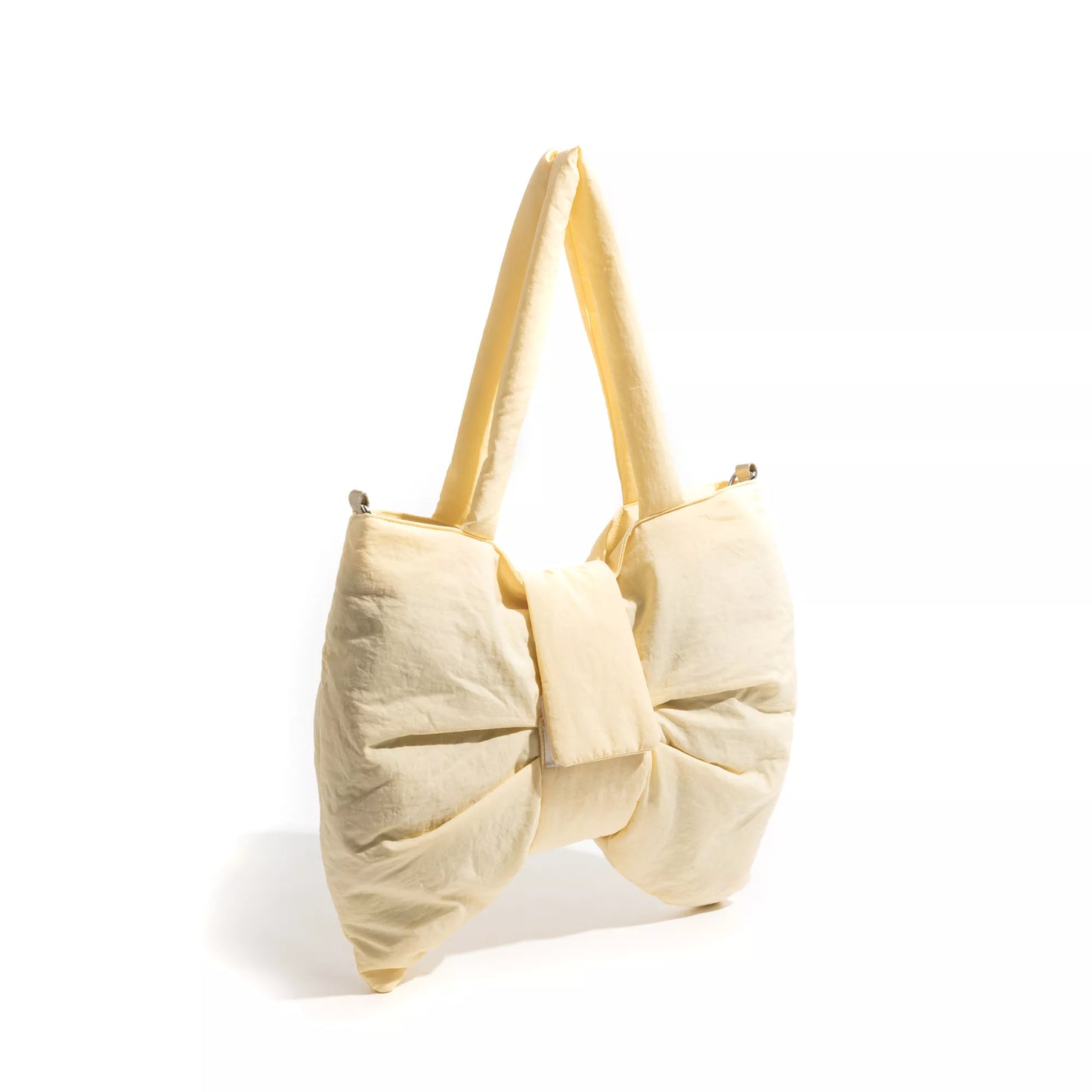Bow-Shaped Tote Handbag with Velcro Design