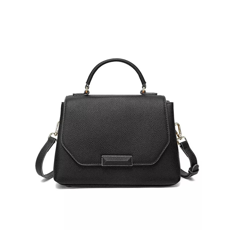 Luxury Genuine Leather Crossbody Satchel
