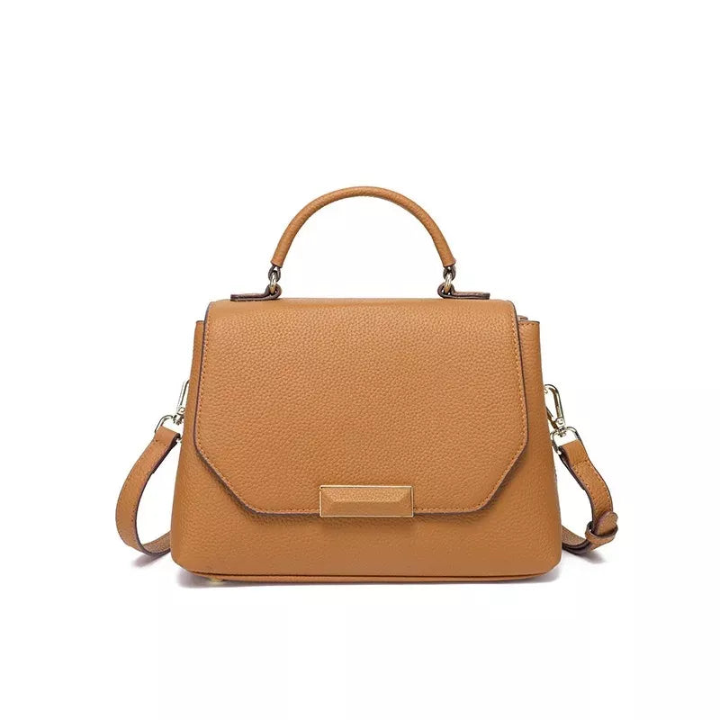 Luxury Genuine Leather Crossbody Satchel