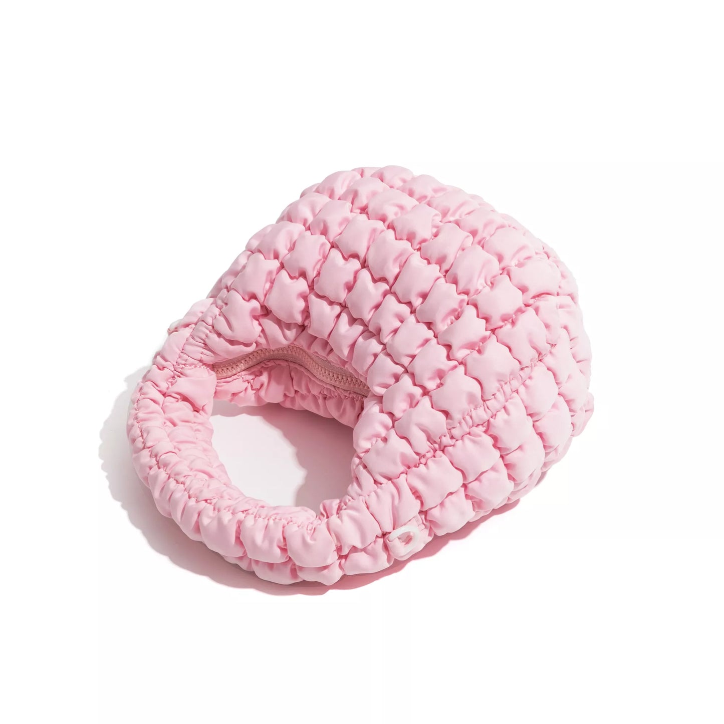 Fluffy Padded Down Pleated Tote Handbag