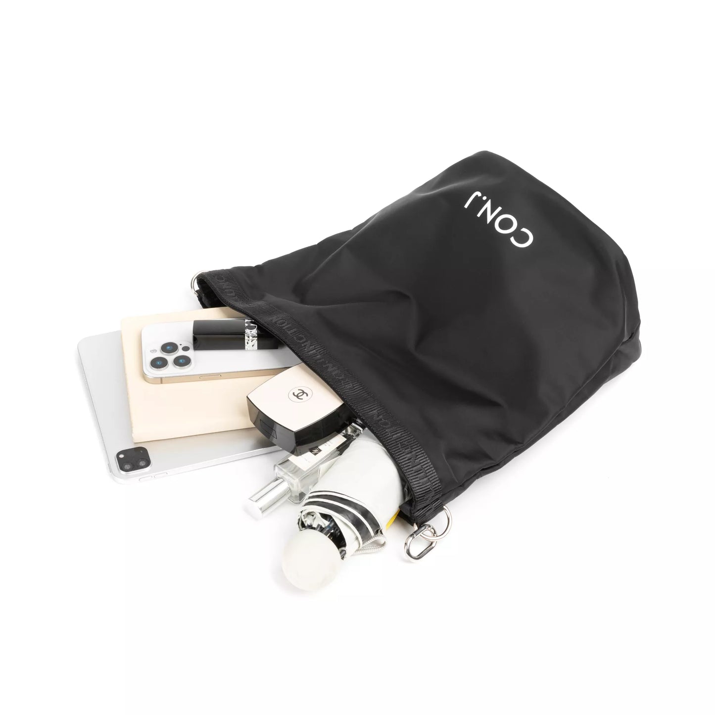 Women’s Versatile Bucket Bag with Removable Strap and Oxford Cloth Design