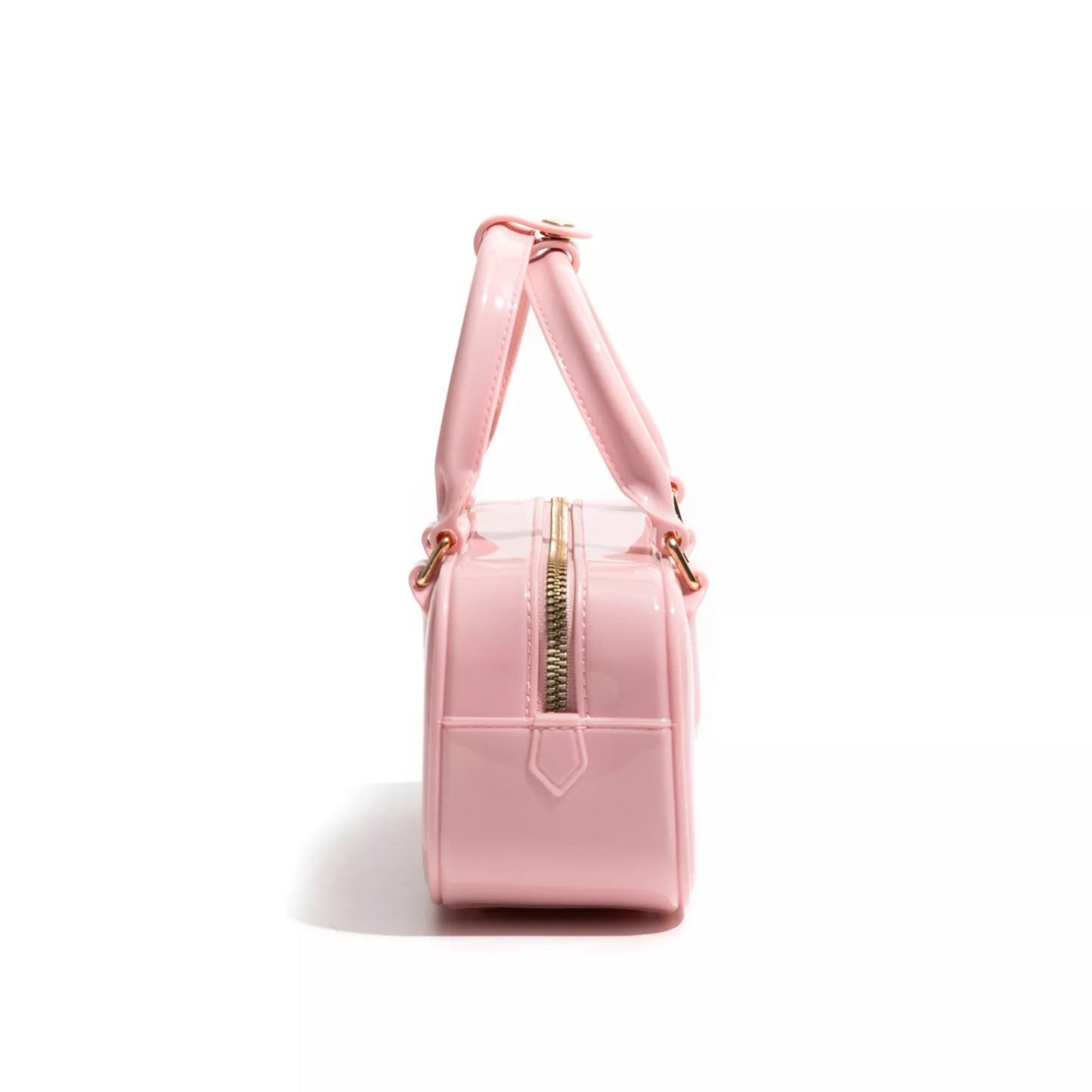Fashion Jelly PVC Waterproof Hobo Handbag with Removable Strap