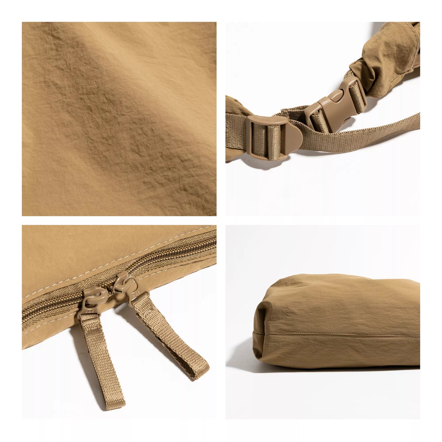 Classic Korean Style Nylon Shoulder Bag