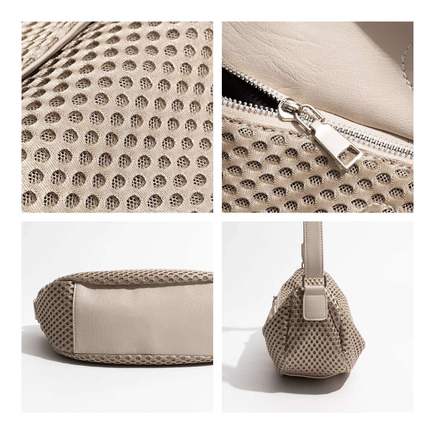 Korean Style Mesh Shoulder Phone Purse